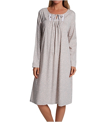 Carole Hochman 100% Cotton Jersey Long Sleeve Waltz Gown