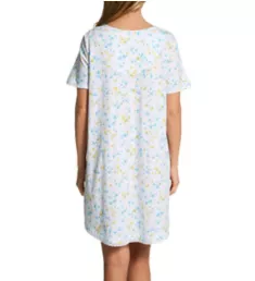 100% Cotton Knit Short Sleeve Nightgown