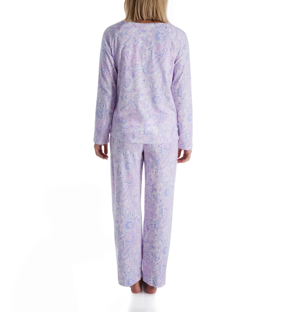 Lilac Long Sleeve & Long Pant Cotton PJ Set-bs