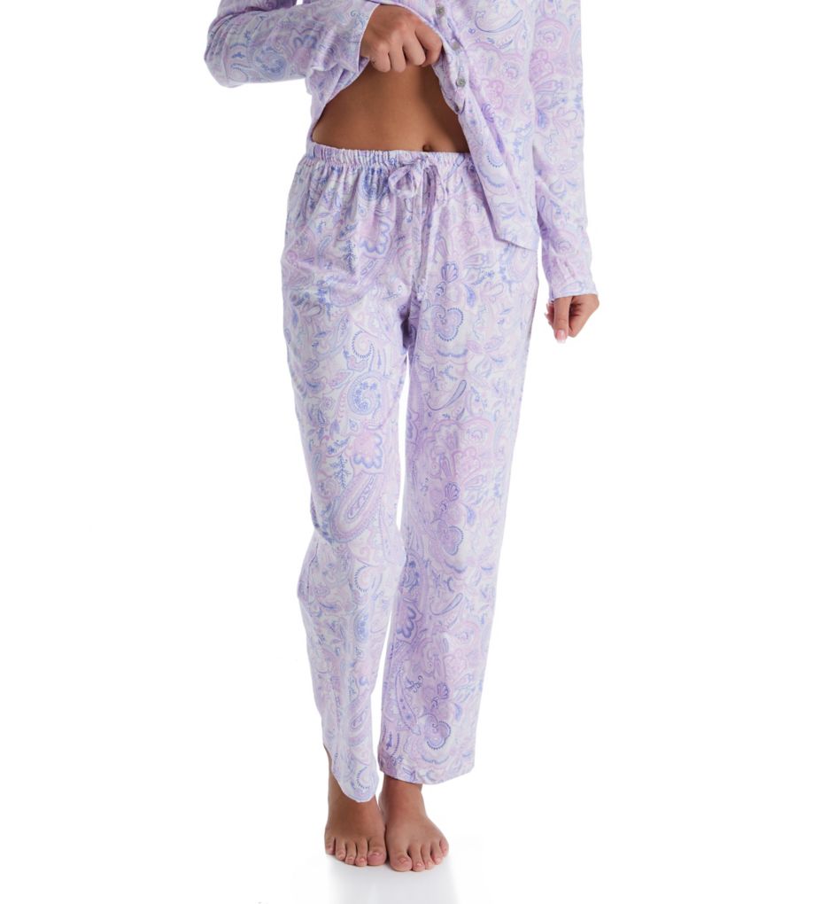 Lilac Long Sleeve & Long Pant Cotton PJ Set-cs2