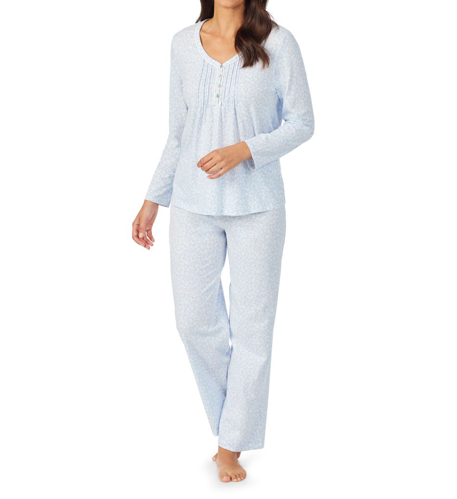 Blue Ditsy Cotton PJ Set