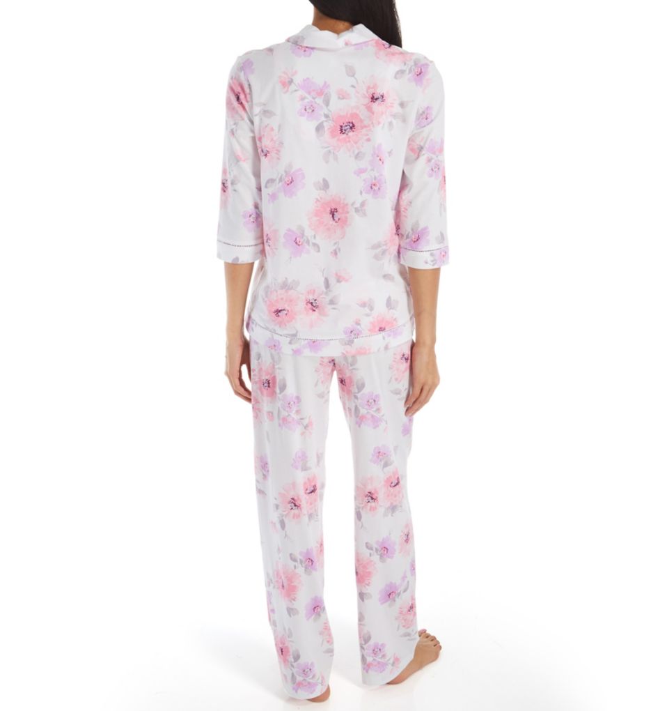 Lilac Floral Cotton Long PJ Set