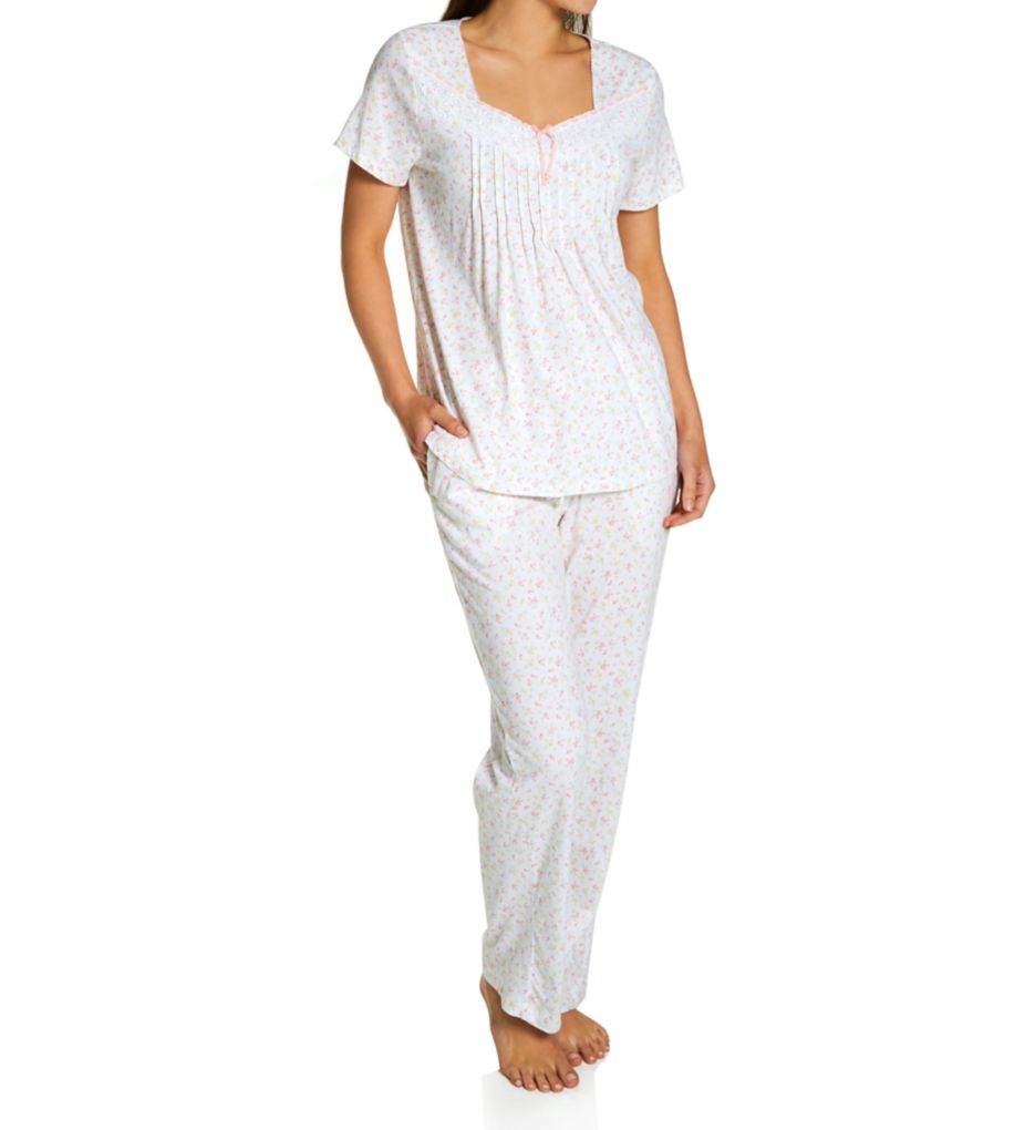 100% Cotton Short Sleeve PJ Set-acs