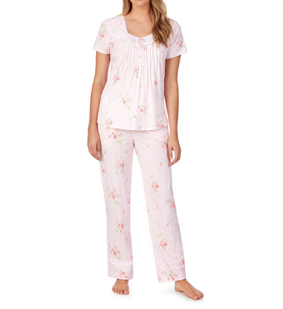 100% Cotton Short Sleeve PJ Set-fs