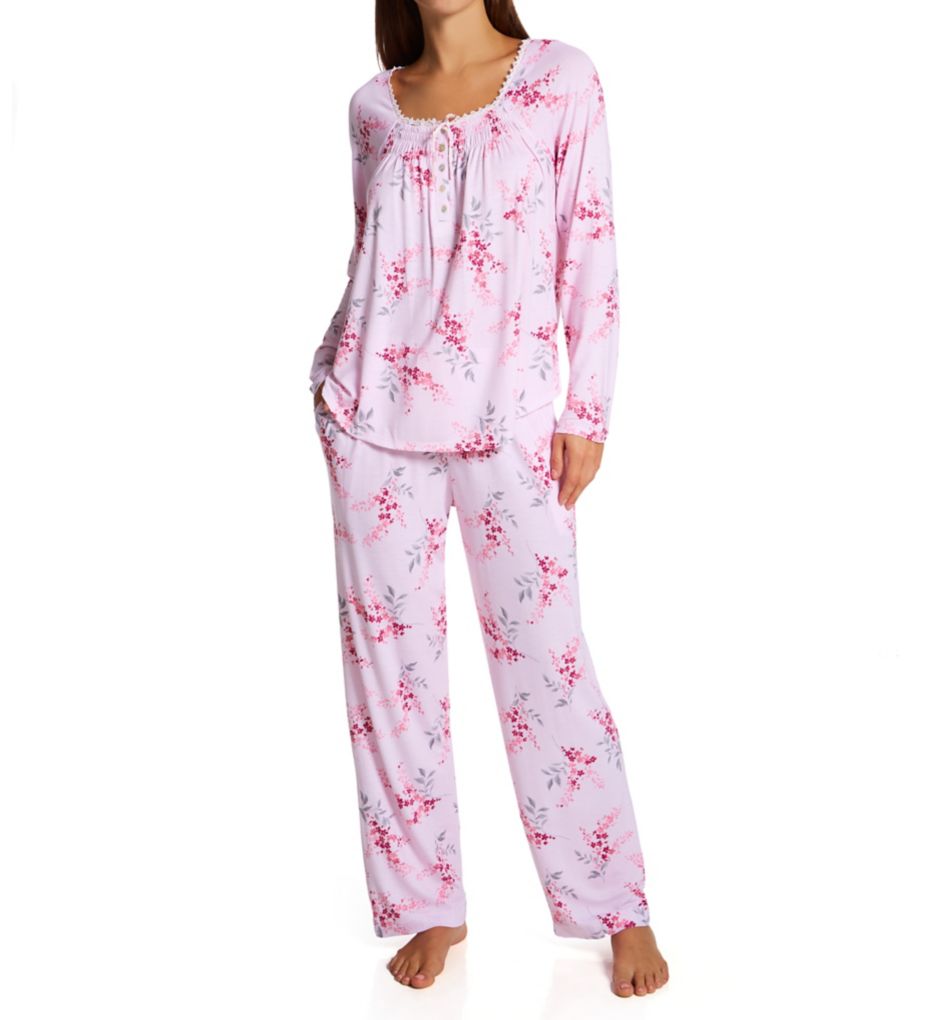 Long Sleeve Long Pant PJ Set Fall Floral S by Carole Hochman