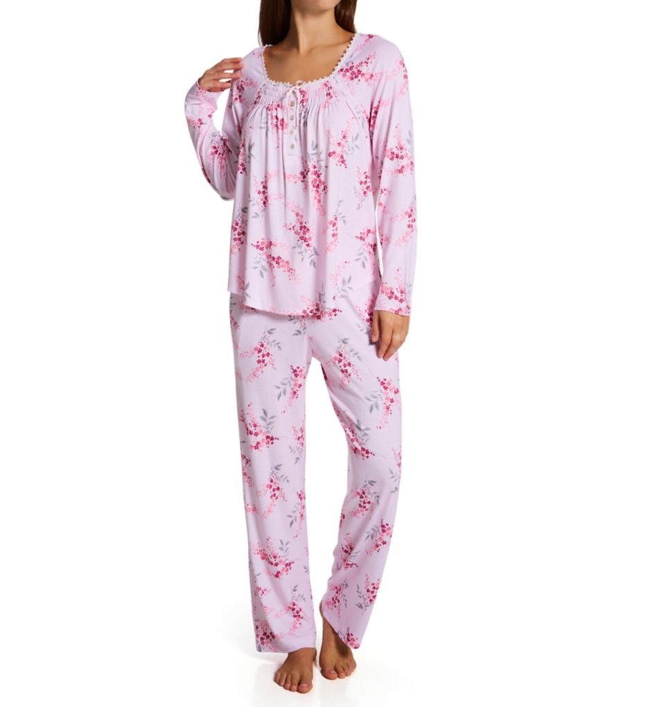 100% Cotton Long Sleeve Long Pant PJ Set-fs