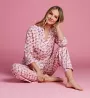 Carole Hochman 100% Cotton Knit 3/4 Sleeve Long PJ Set CH92602 - Image 9