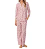 Carole Hochman 100% Cotton Knit 3/4 Sleeve Long PJ Set CH92602