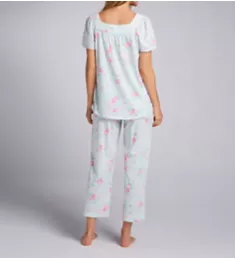 French Garden Flutter Sleeve Capri PJ Set