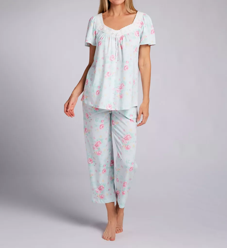 Carole Hochman French Garden Flutter Sleeve Capri PJ Set CH92659 - Image 1