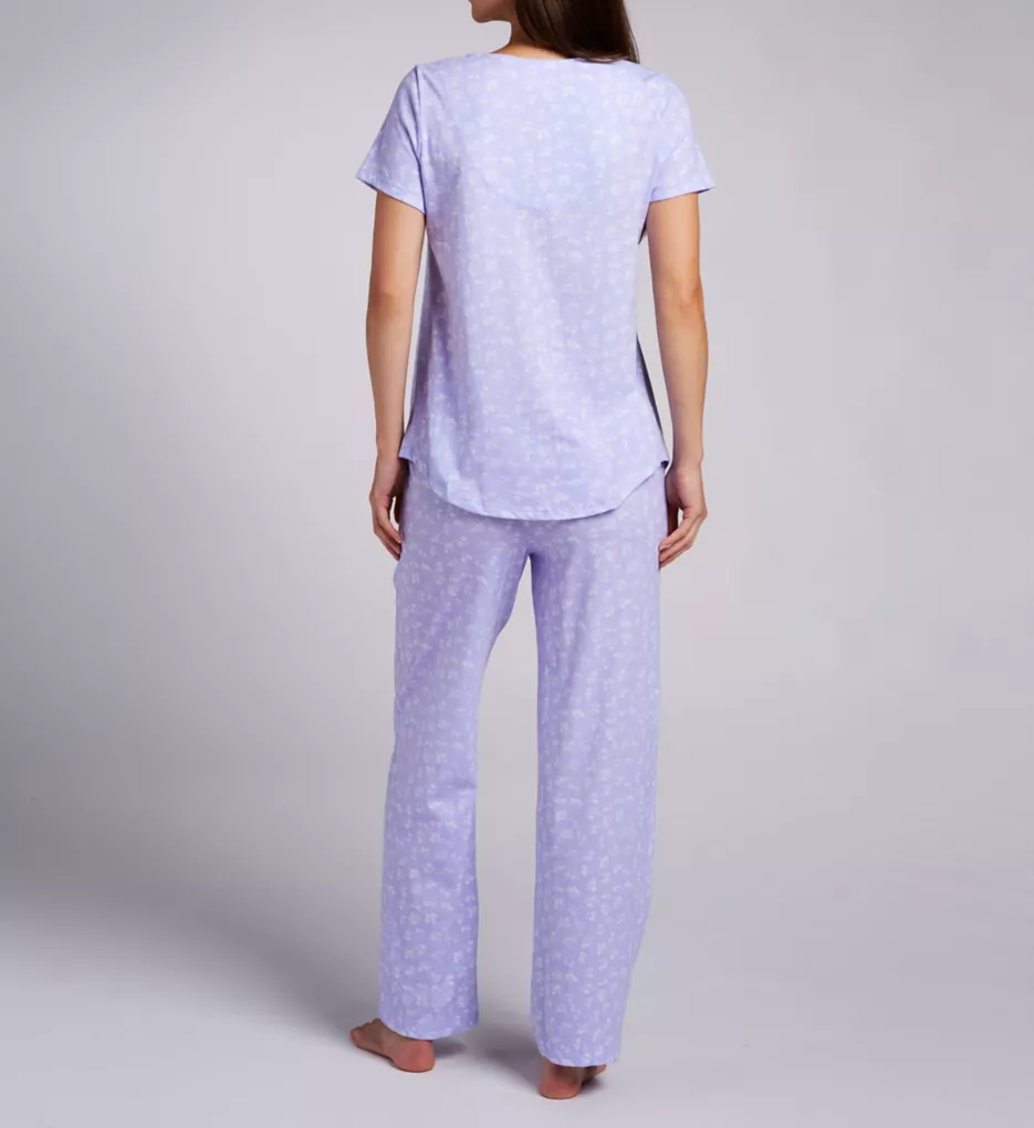 100% Cotton Knit Sweet Ditsy Long PJ Set