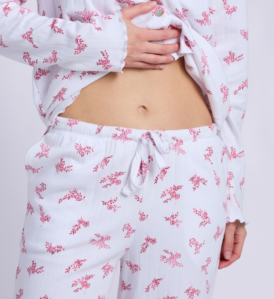 Carole Hochman Pointelle Long Pajama Set CH92666 - Image 4