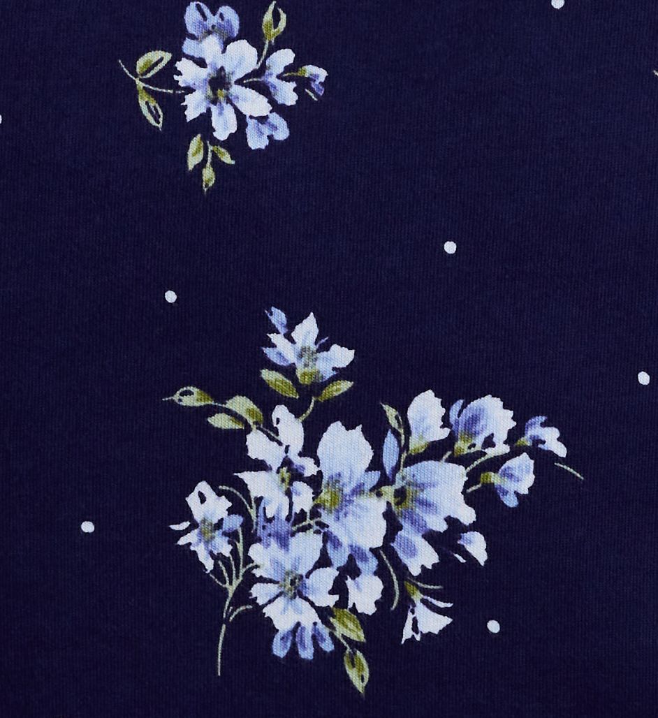 Carole Hochman 100% Cotton Knit Navy Bouquet PJ Set CH92668 - Image 5