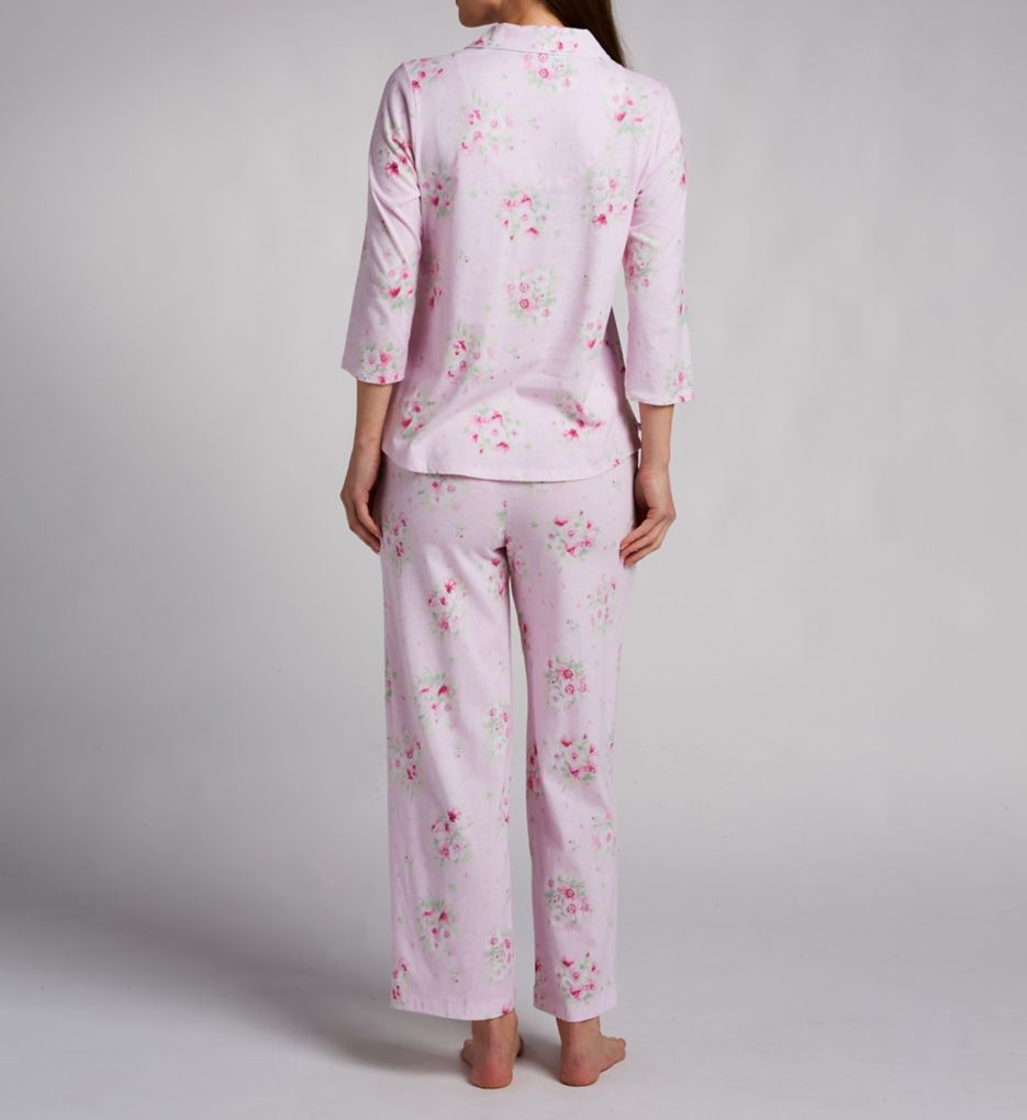 Carole Hochman 100% Cotton 3/4 Sleeve Long PJ Set CH92670 - Image 2