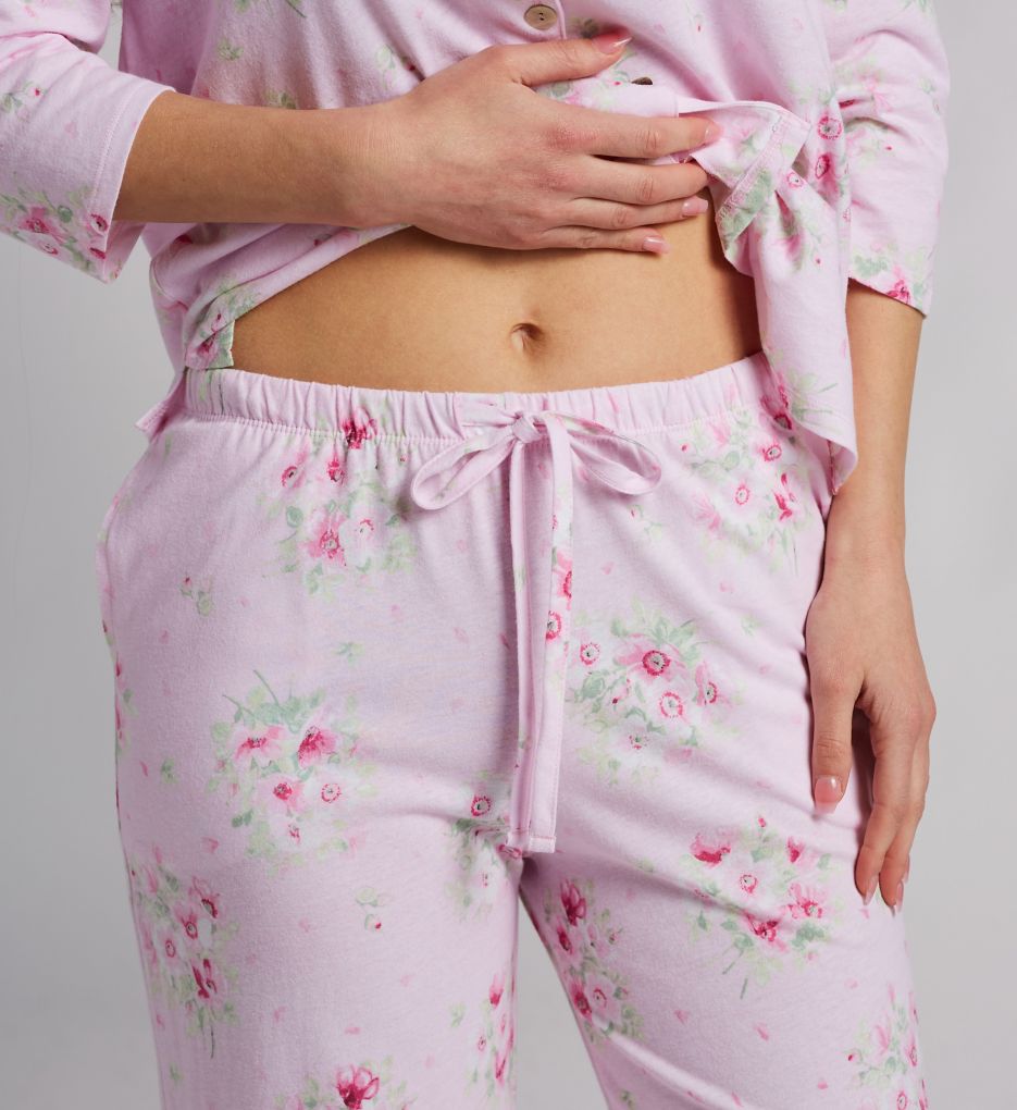 Carole Hochman 100% Cotton 3/4 Sleeve Long PJ Set CH92670 - Image 4