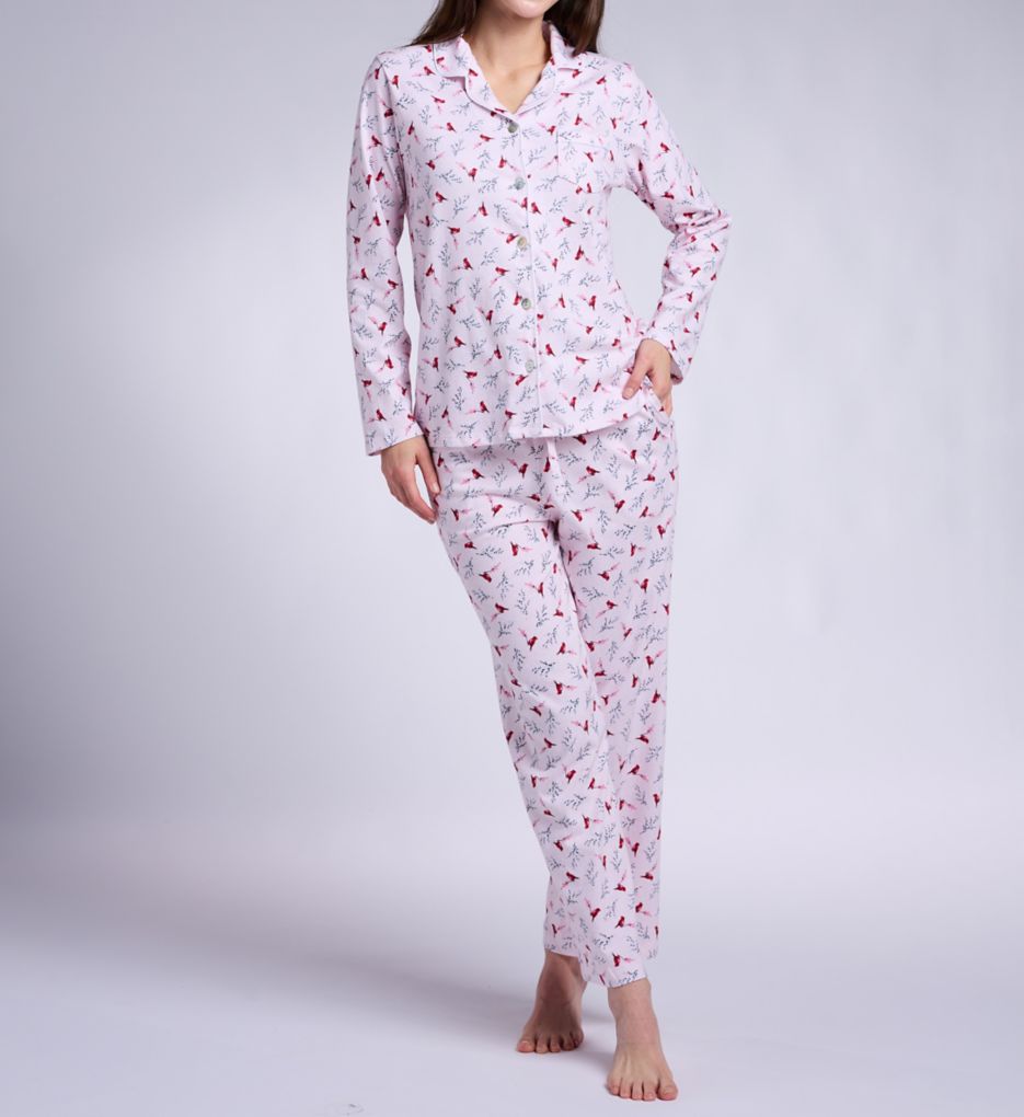 Carole Hochman Cotton Long Sleeve Pajama Set CH92679 - Image 1