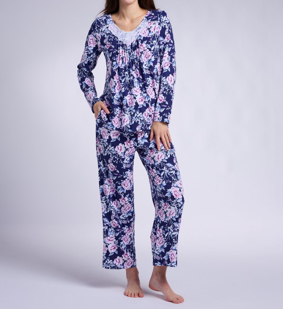 Carole Hochman Cotton Knit Long Pajama Set CH92680 - Image 1