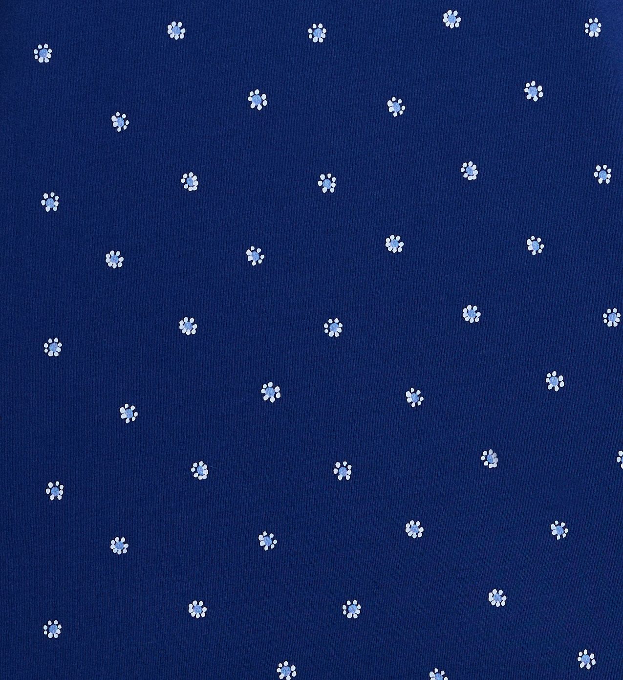 Carole Hochman Blue Depths Ditsy Cotton Short Sleeve Capri PJ Set CH92688 - Image 5