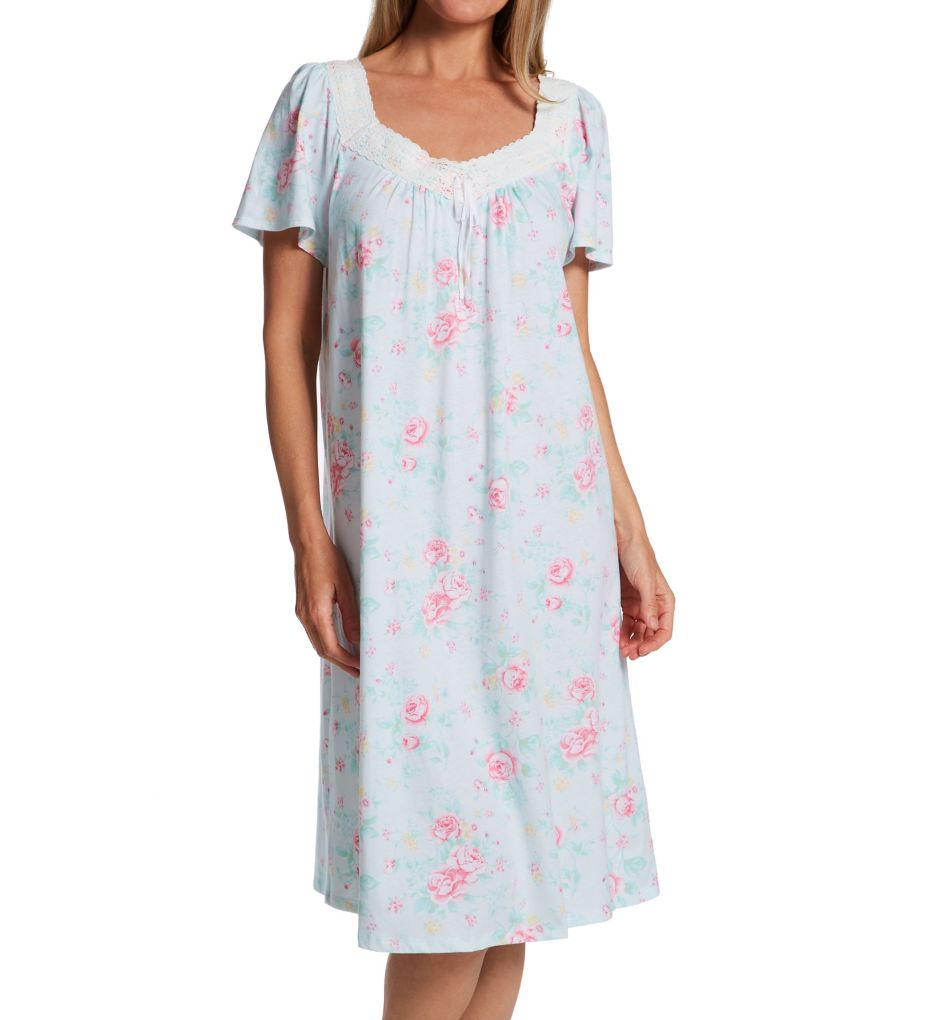 Plus Size French Garden Flutter Sleeve Waltz Gown-gs