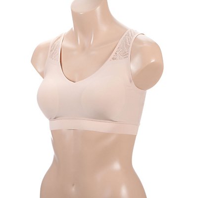 Soft Stretch Padded Bra Top with Lace