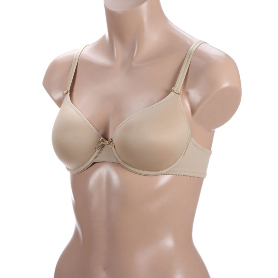 Leonisa Invisible Full Coverage Underwire Push up Bra for Women with Memory  Foam Beige at  Women's Clothing store: Bras