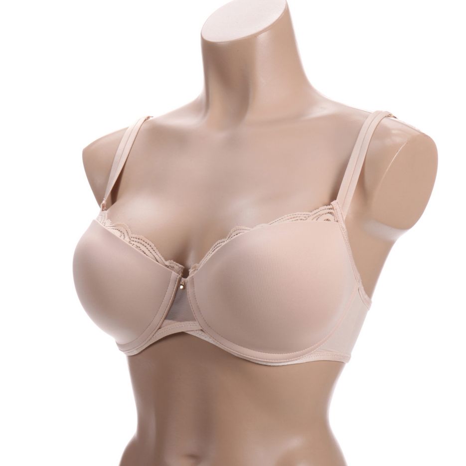 CHANTELLE Paris 1462 Pyramide Smooth Demi Contour Bra NUDE size 30