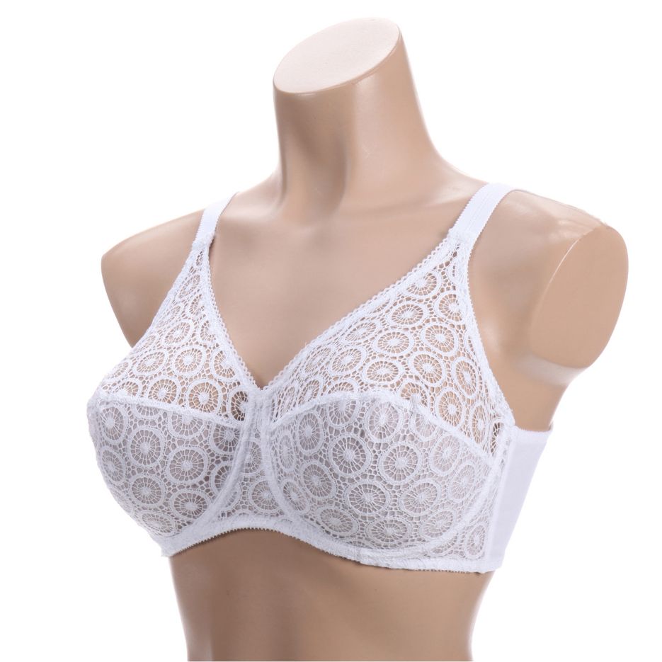 Chantelle Fete Underwire Bra (1960) 34E/White : : Clothing, Shoes  & Accessories