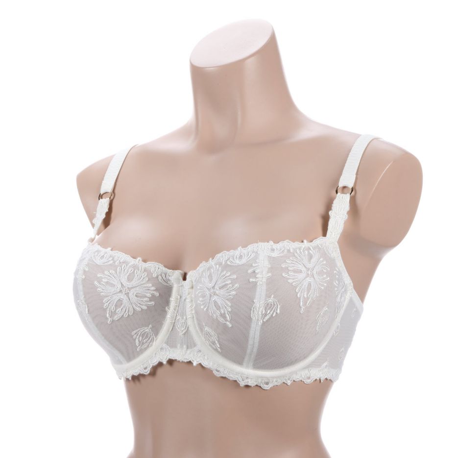 Buy Chantelle Champs Elysees Unlined Lace Demi Bra - Cappuccino At