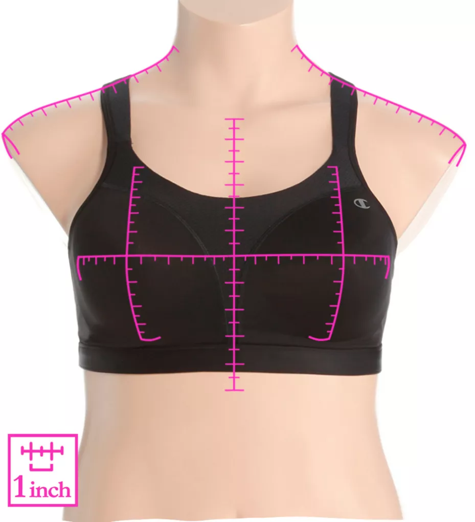 Champion Spot Comfort Max Support Molded Cup Sports Bra 1602 - Image 3