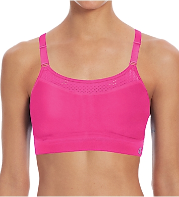 Champion The Show Off Sports Bra Double Dry Max Support Wire Free Vapor Smooth 