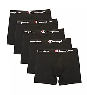 Performance Boxer Brief - 5 Pack Black L