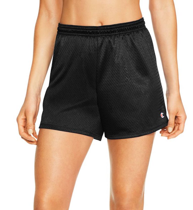 Authentic 4 Inch Mesh Short Black 2X by Champion