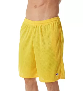 Long Mesh Short with Pockets Team Gold L
