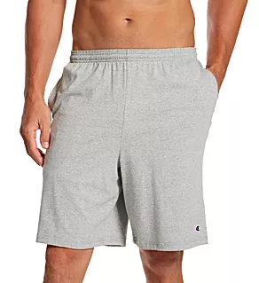 Authentic Cotton Jersey 9 Inch Short with Pockets Oxford Grey 2XL
