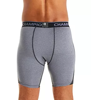 Powertrain Quick Dry Compression Boxer Briefs Slate Grey Heather S