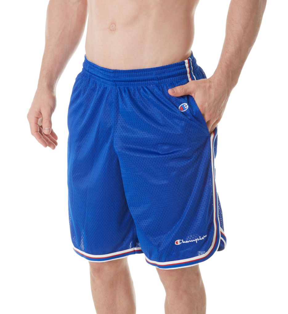 black champion basketball shorts