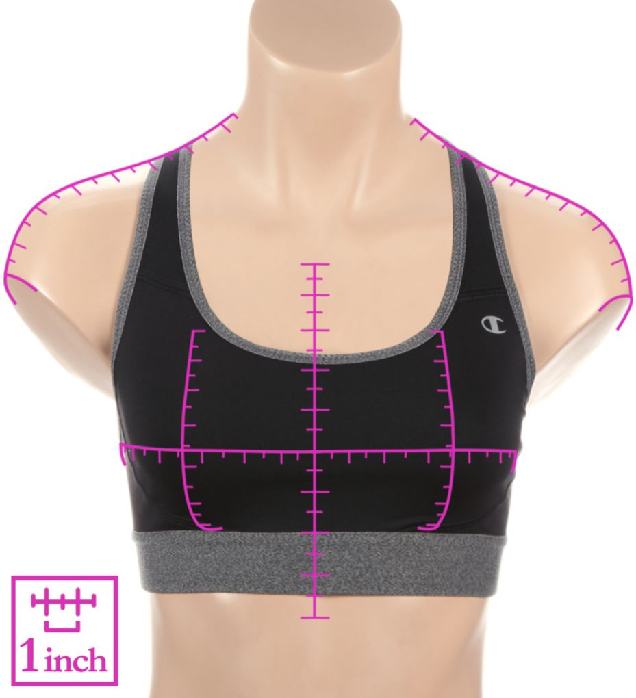 Champion Women's Double Dry Absolute Workout Sports Bra, Graphic