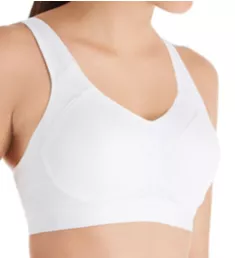 Motion Control Underwire Sports Bra White 34B