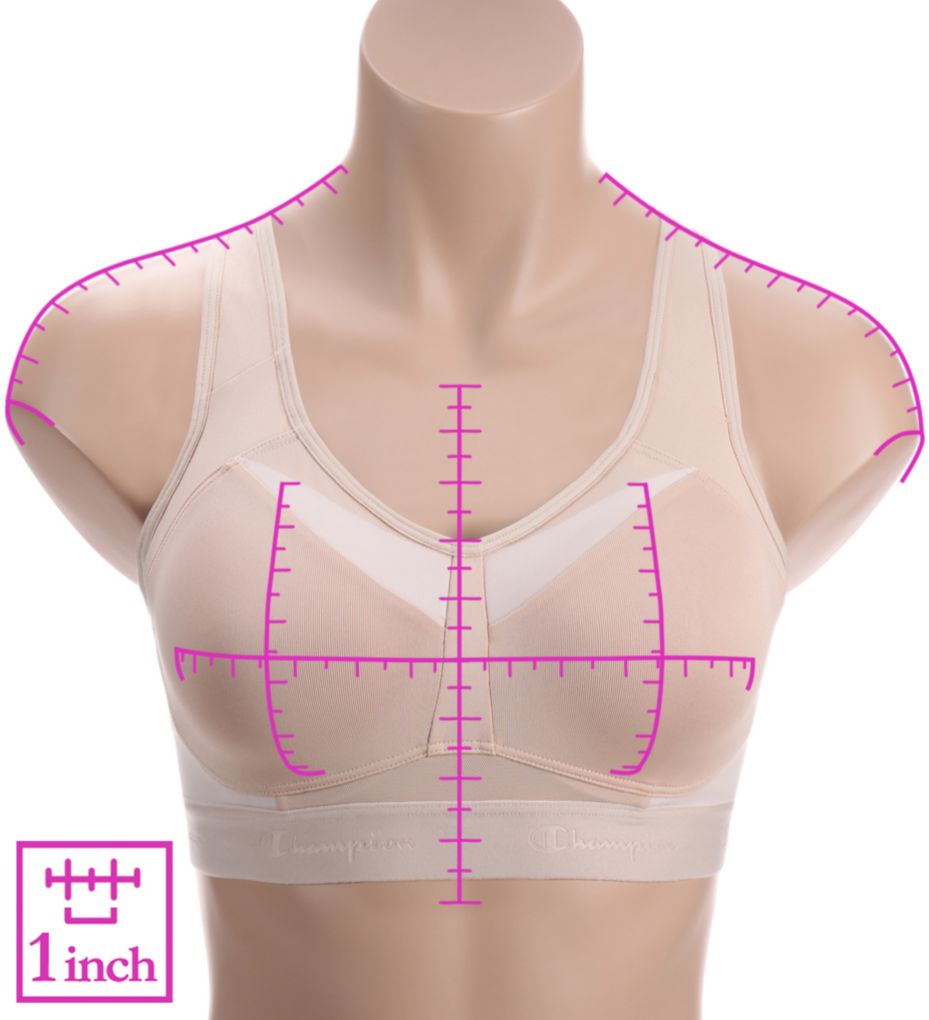 Champion Sports Bra Motion Control Underwire Double Dry Maximum Support 38B