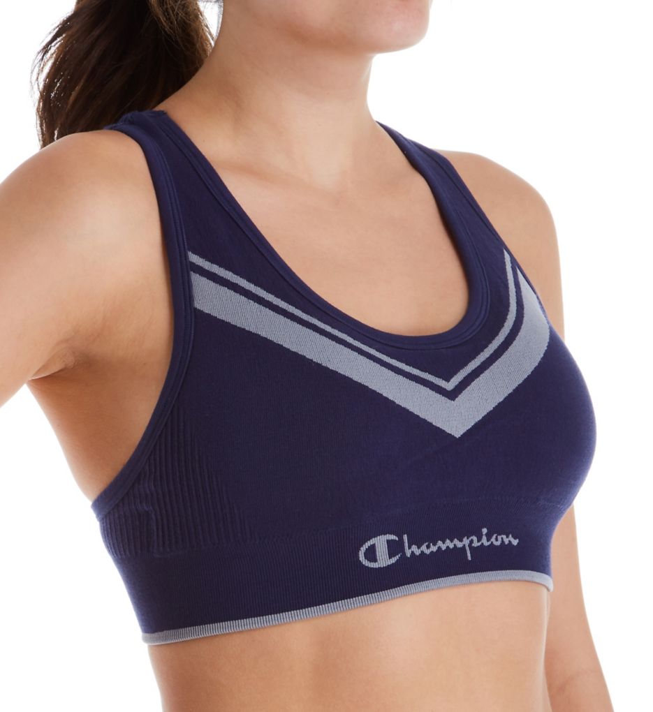 Sweatshirt Chevron Racerback Sports Bra 