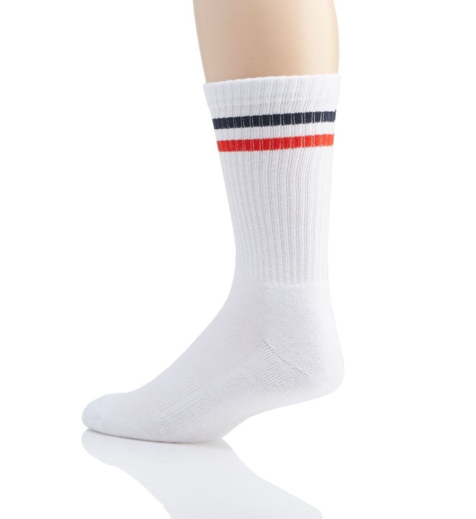 Men's Performance Vertical Logo Crew Sock - 2 Pack-bs