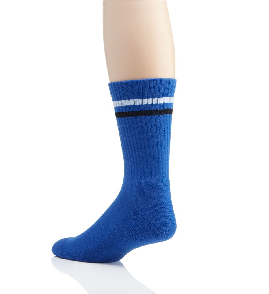 Men's Performance Vertical Logo Crew Sock - 2 Pack-bs