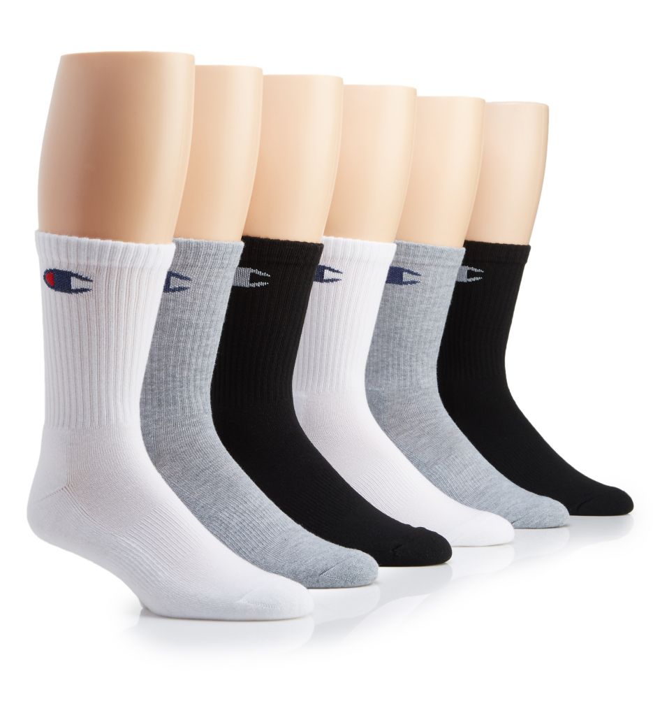 Champion Mens Logo Ankle Socks 6-Pack CH171