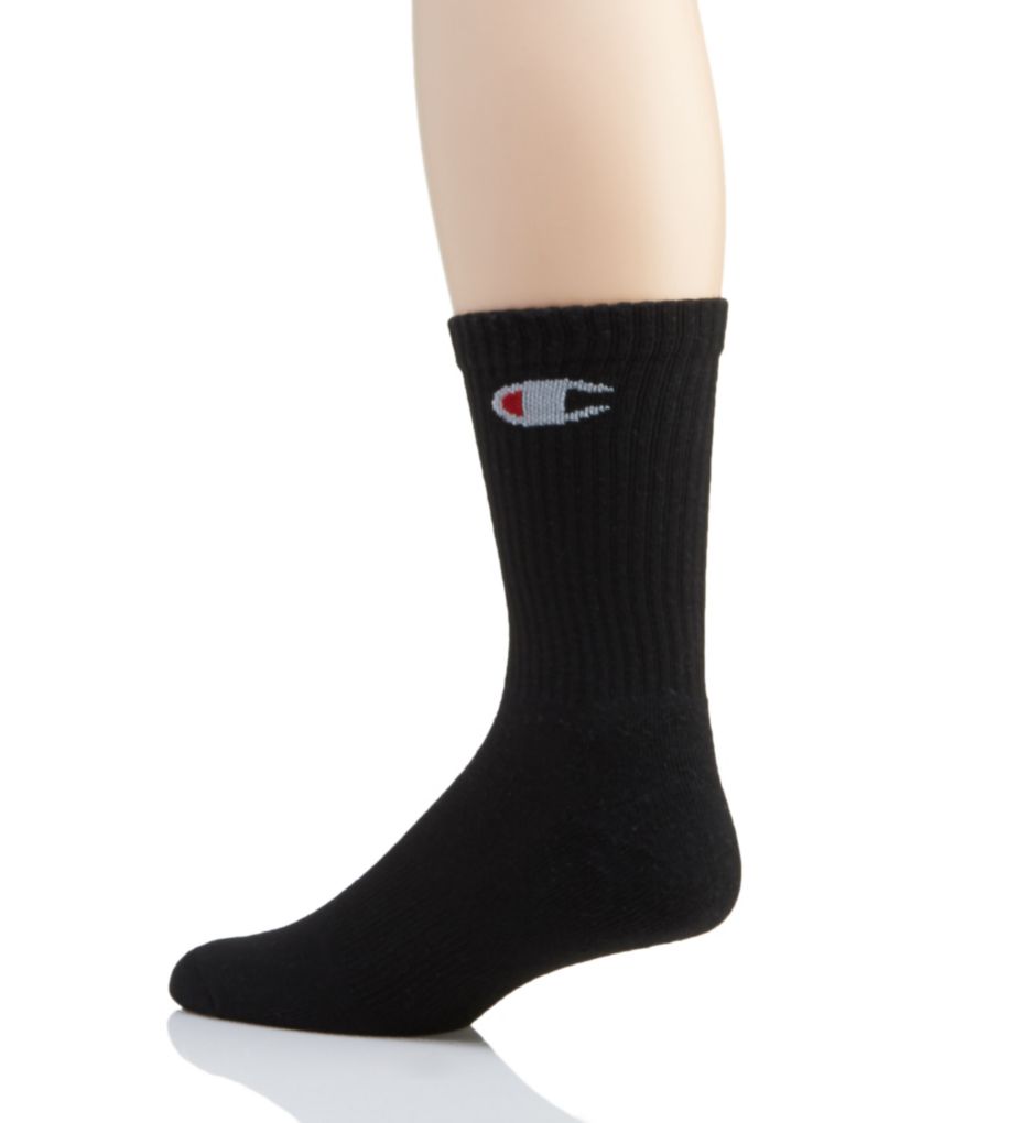 Men's Logo Crew Socks - 6 Pack-bs