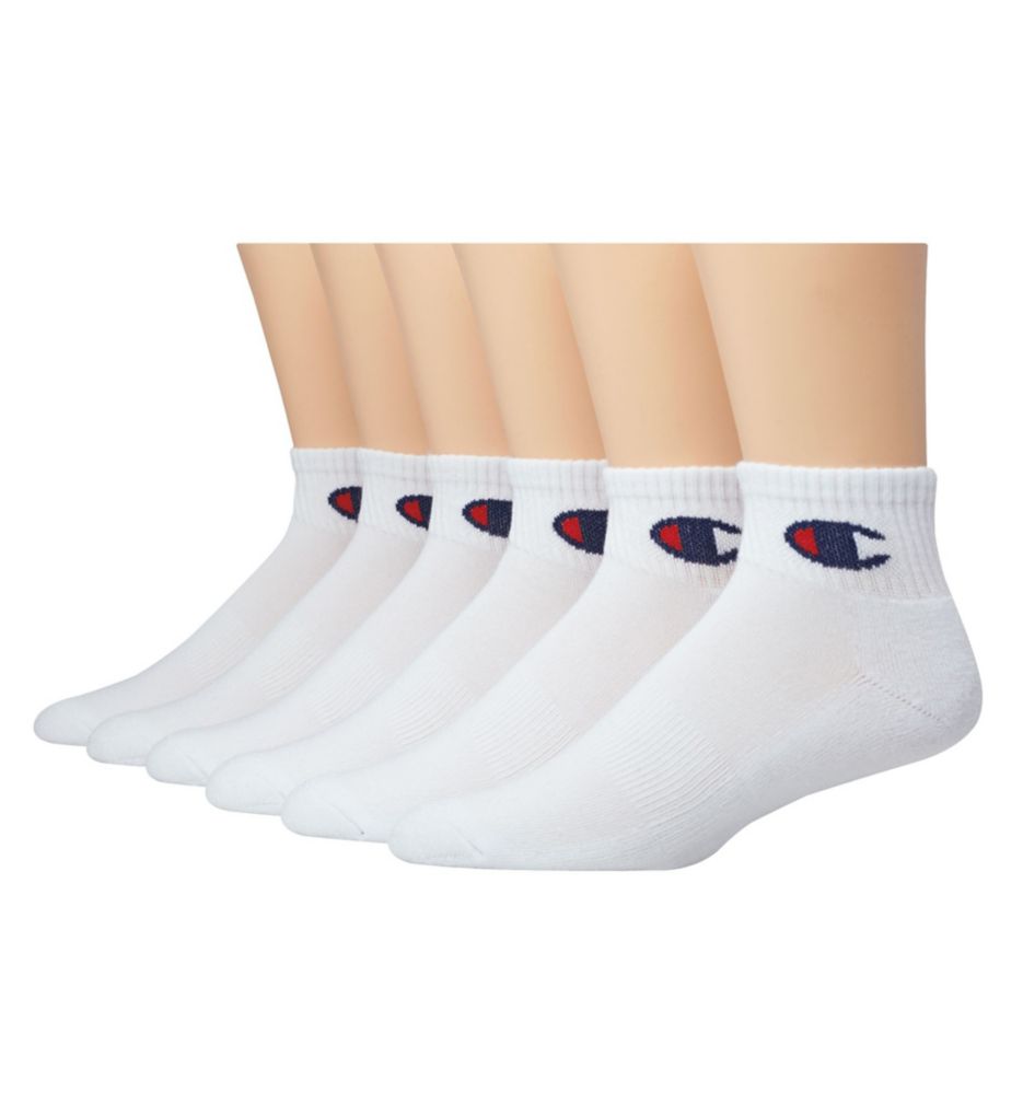 Champion Mens Logo Ankle Socks 6-Pack CH171