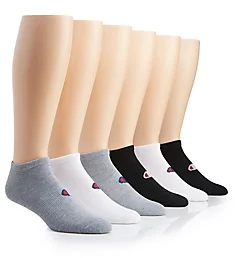 Men's Logo No Show Socks - 6 Pack WGHBA1 10-13