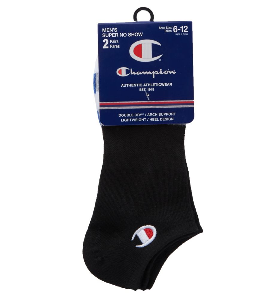 Men's Performance Super No Show Socks - 2 Pack-fs