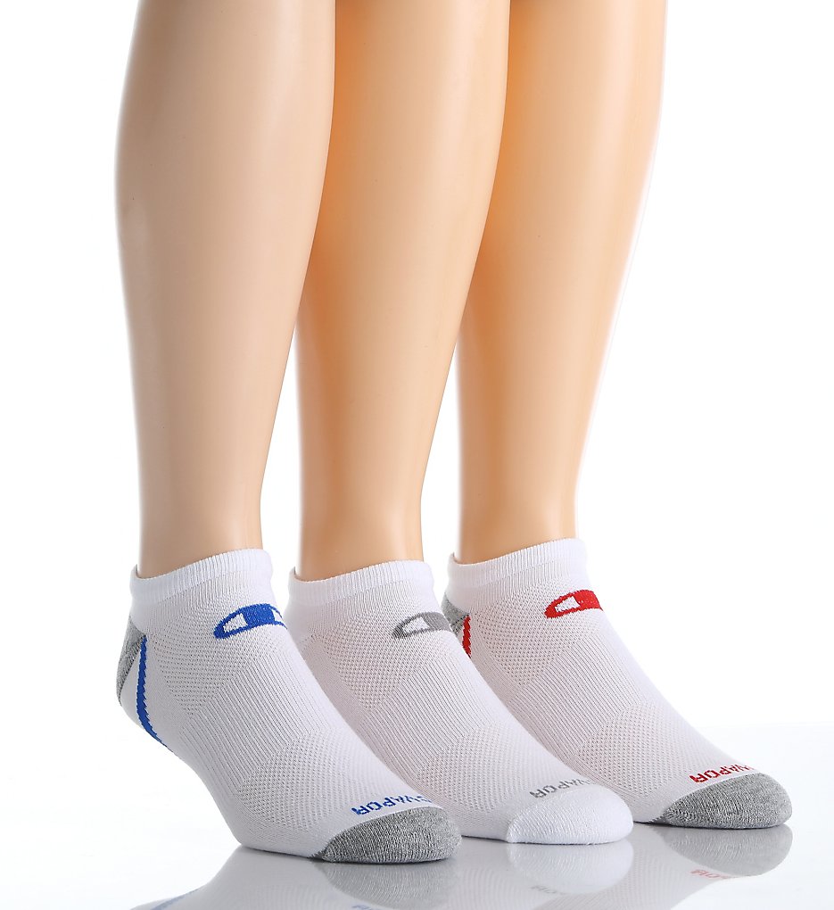 Champion CH201 Men's No Show Training Socks- 3 Pack (Assortment 1 6-12)
