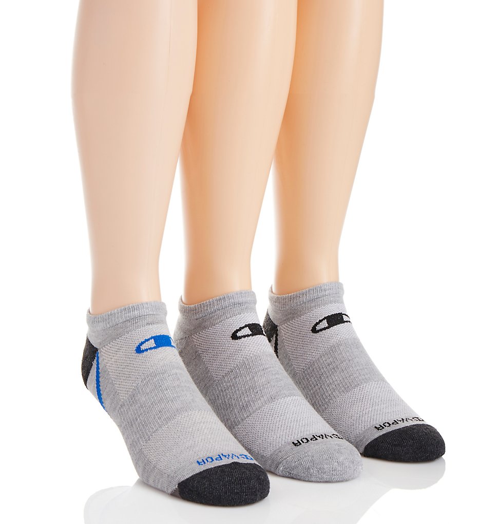 Champion CH201 Men's No Show Training Socks- 3 Pack (Assortment 3 6-12)