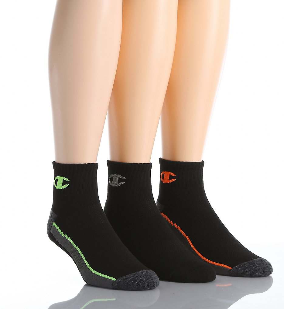Champion CH202 Men's Ankle Training Socks - 3 Pack (Assortment 2 6-12)